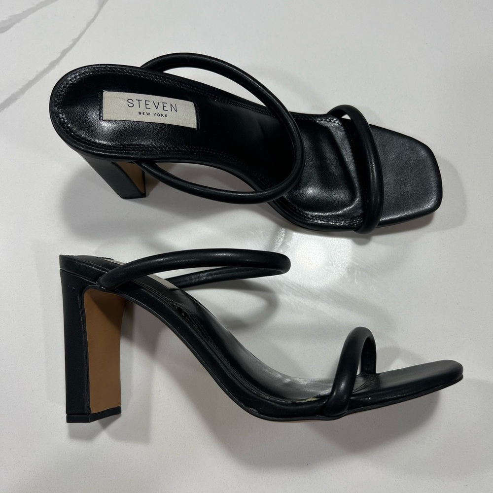 Steven By Steve Madden Black Heels